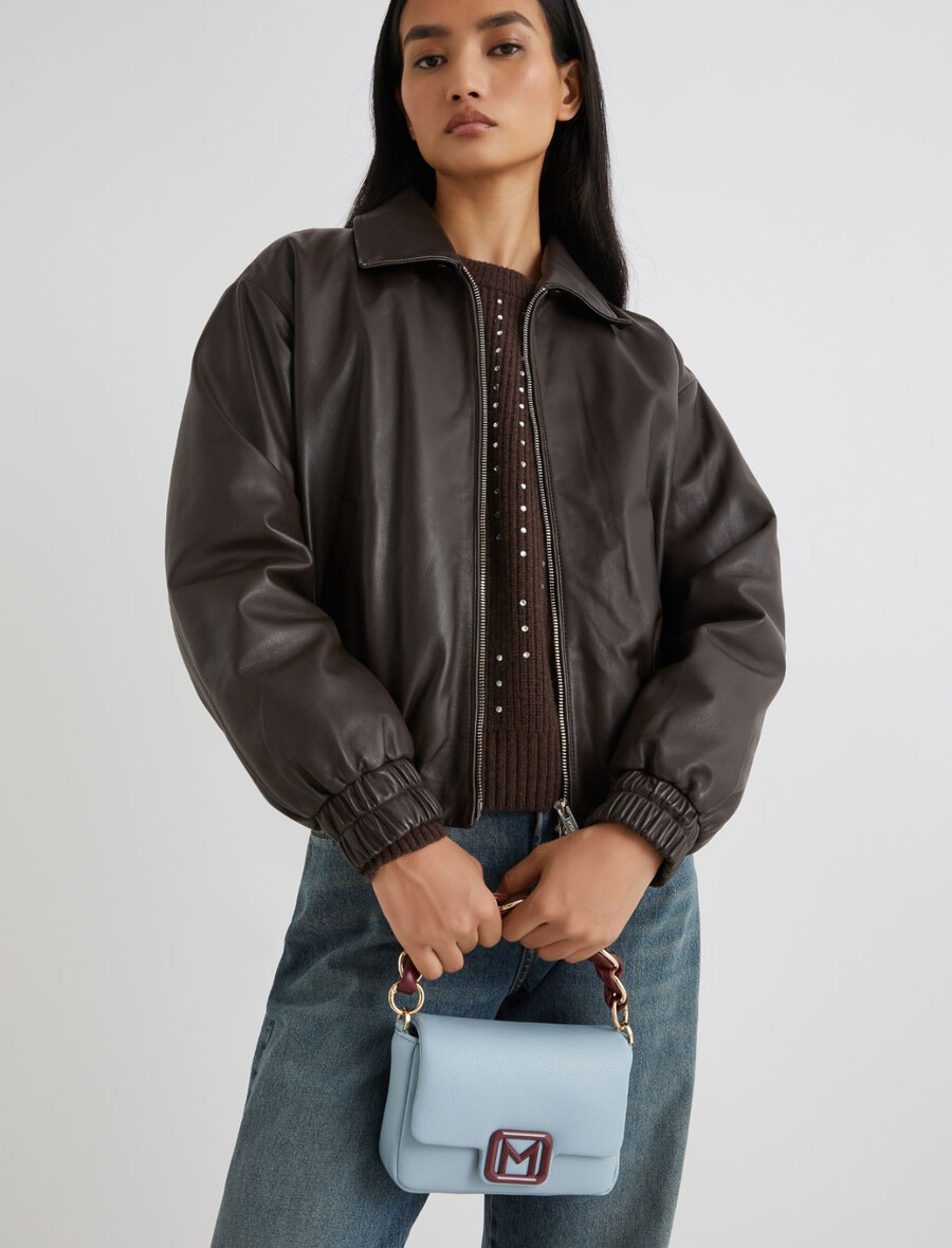 borsa imbottita piccola le muse - azzurro