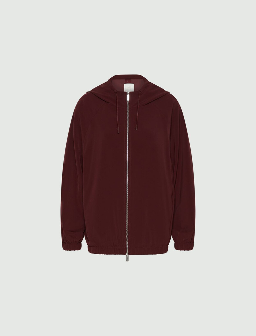 giubbotto blouson idrorepellente - bordeaux