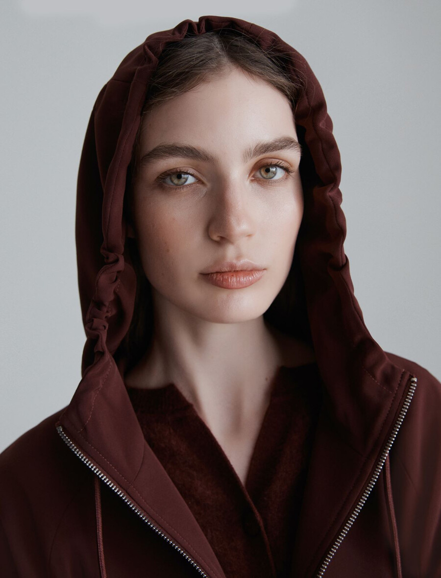 giubbotto blouson idrorepellente - bordeaux