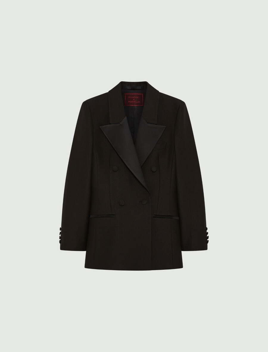 blazer slim fit - nero