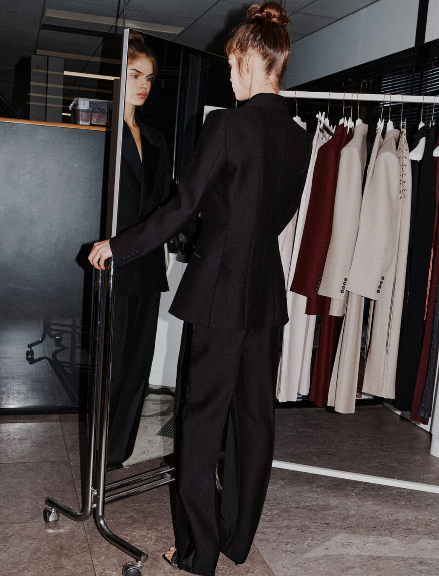 blazer slim fit - nero