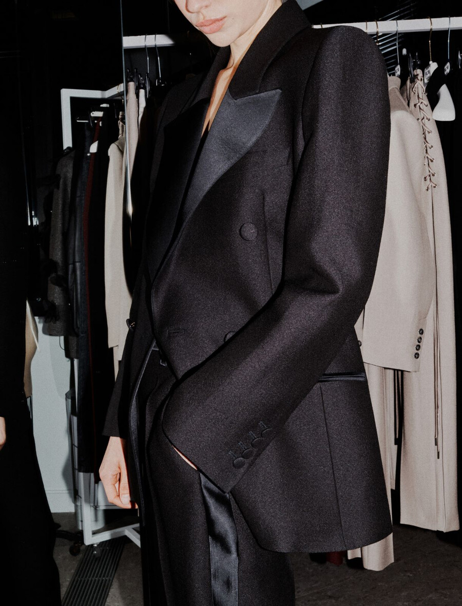 blazer slim fit - nero