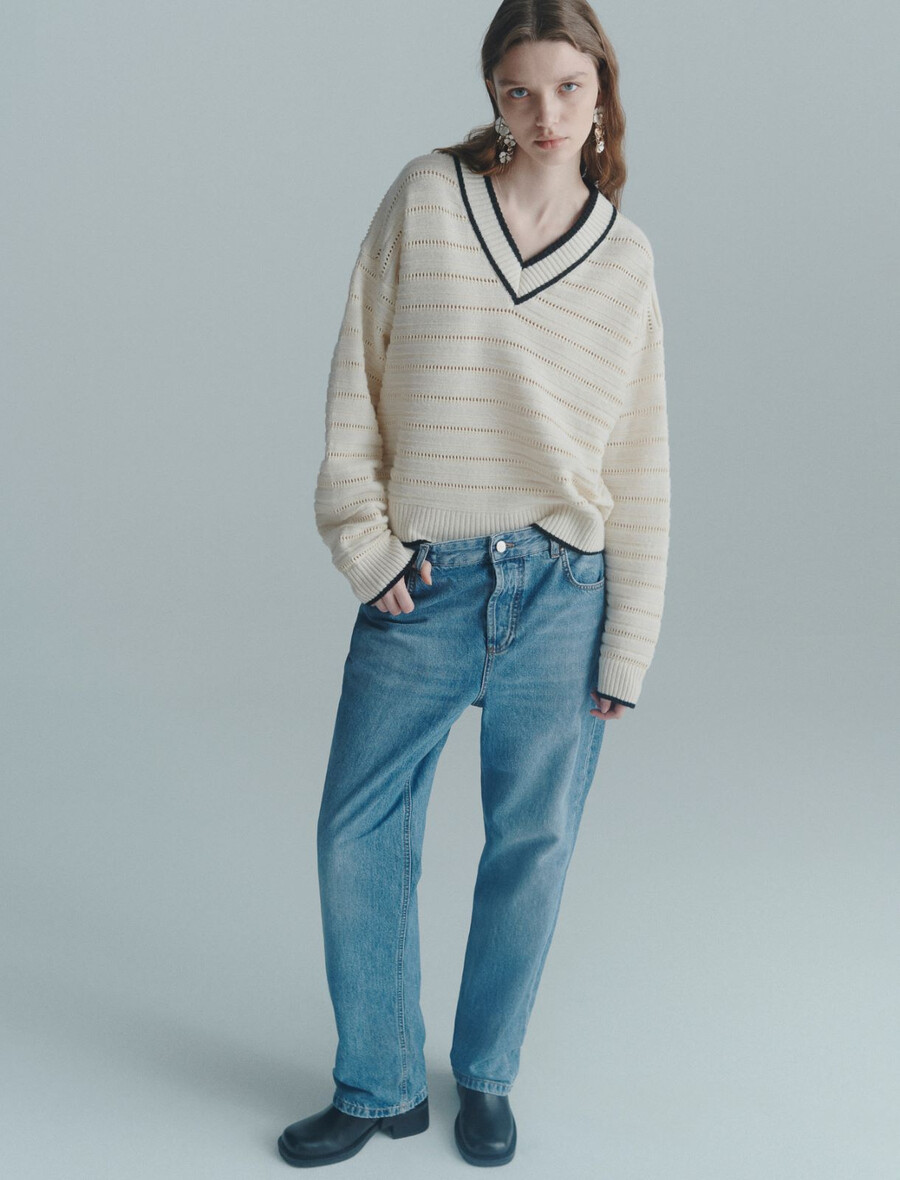 jeans tomboy - delave` blue