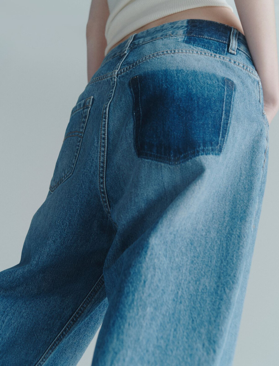 jeans tomboy - delave` blue