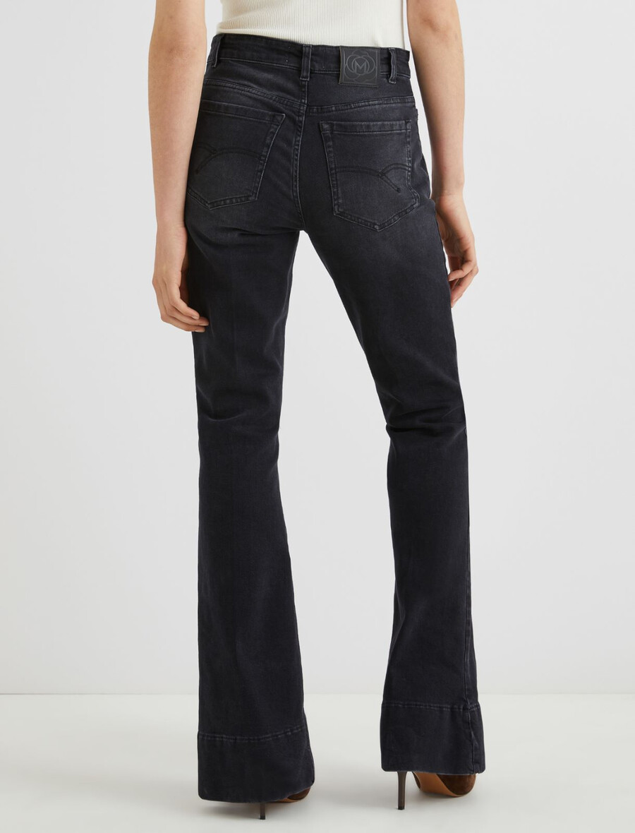 jeans bootcut - nero