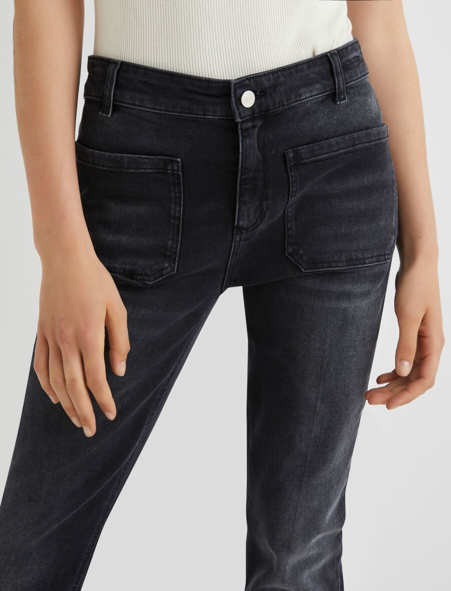 jeans bootcut - nero