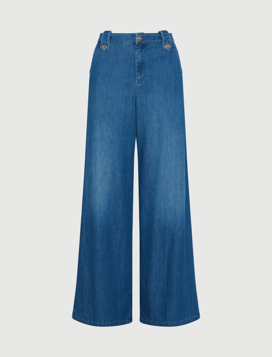 jeans palazzo - blue jeans