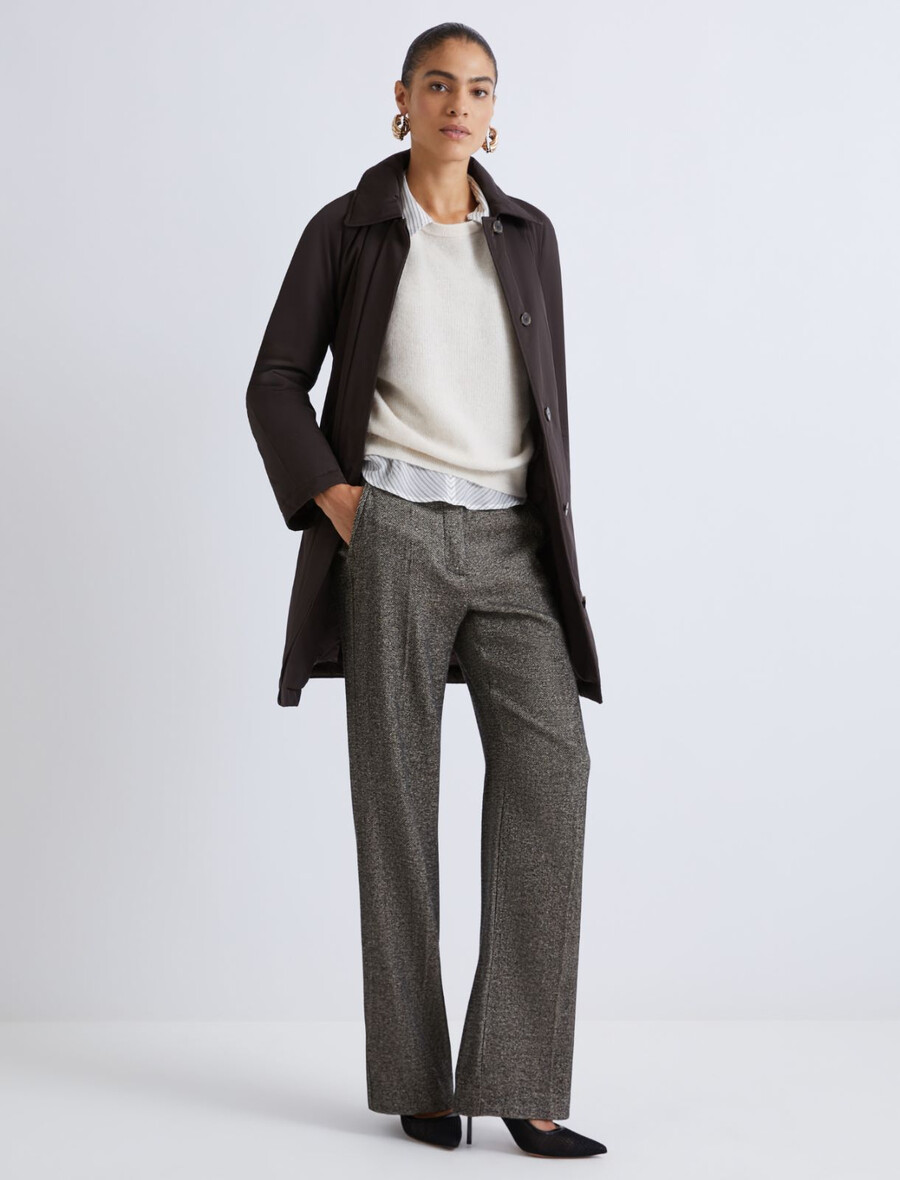 maglione soffice in misto alpaca - avorio