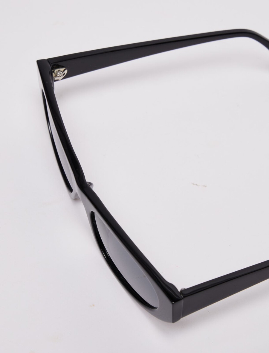 occhiali da sole allungati - nero