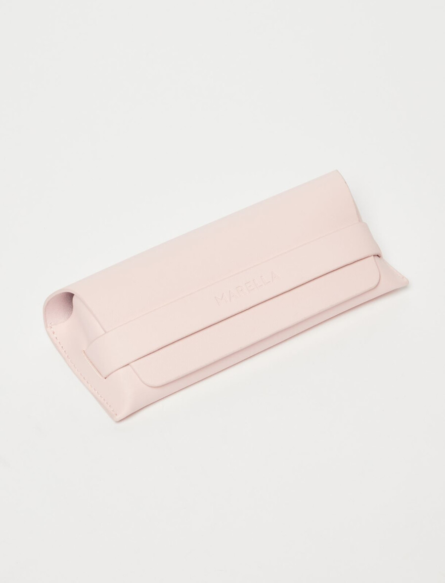 occhiali da sole allungati - nero