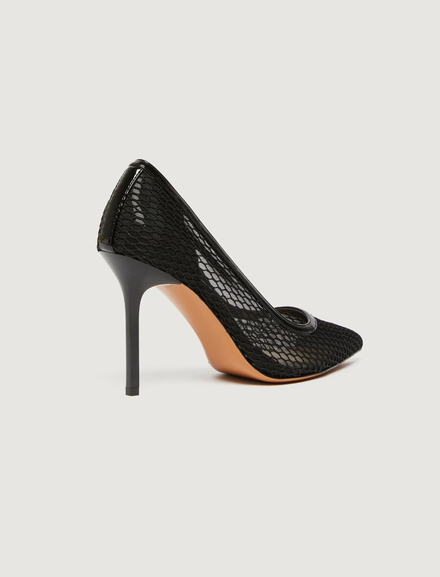 scarpe da tennis in rete - nero