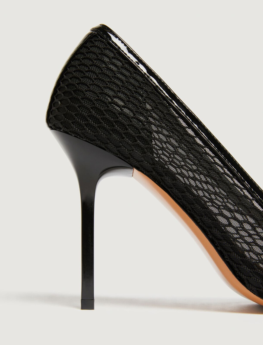 scarpe da tennis in rete - nero