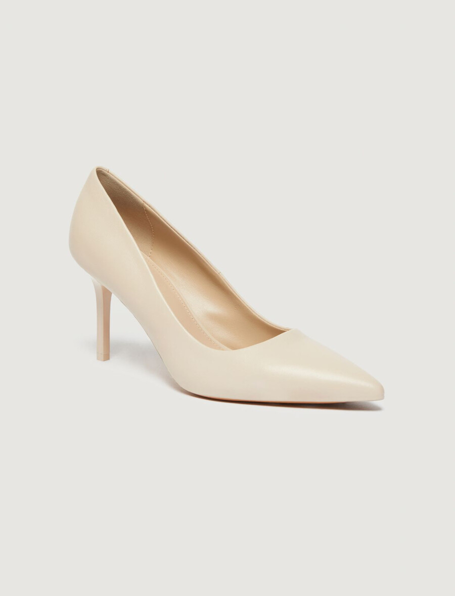 scarpe décolleté in pelle - nudo