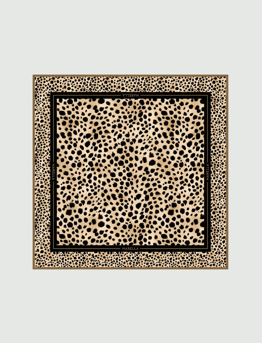 scialle di lana - bianco