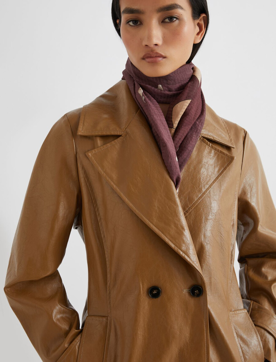 stola di seta - bordeaux