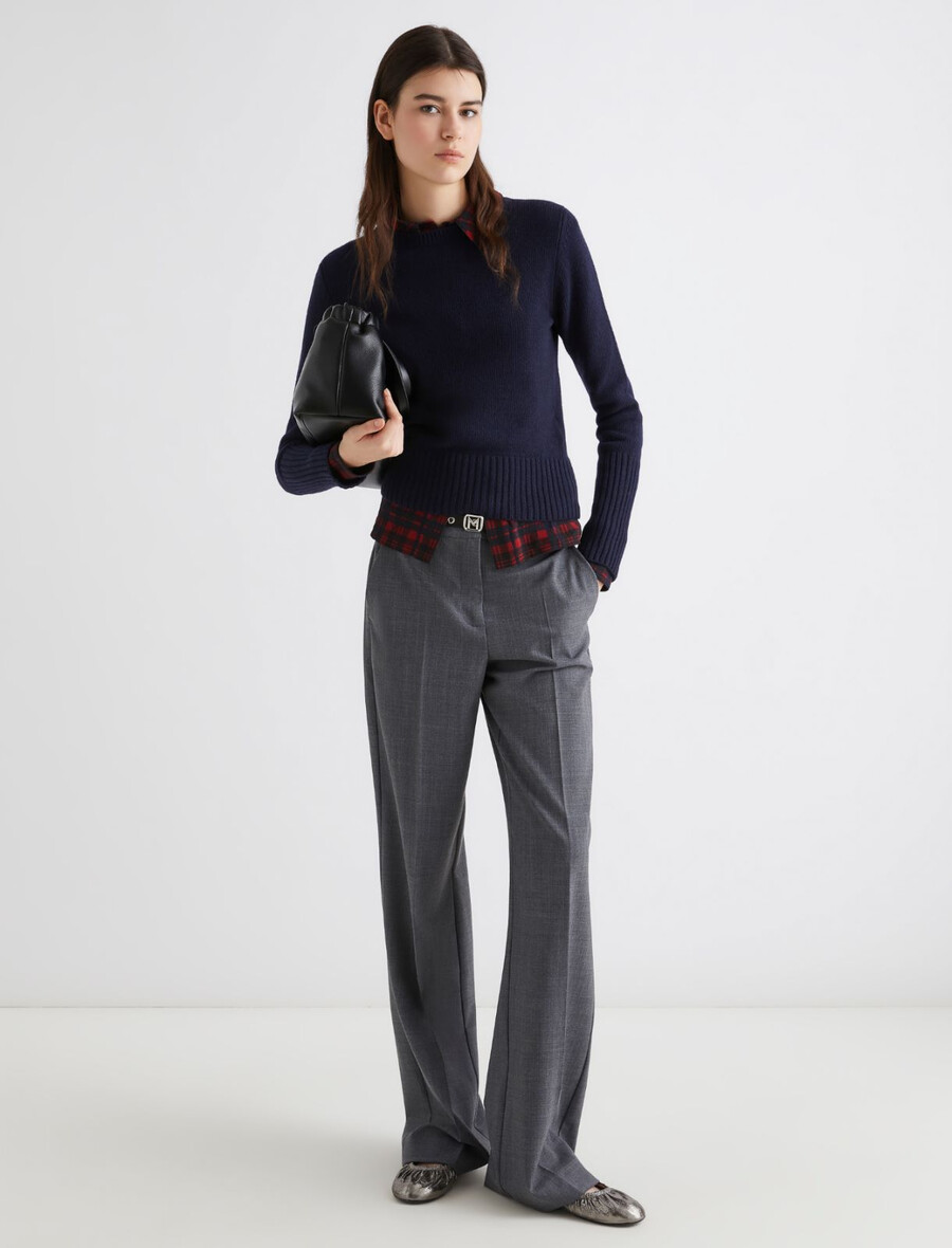 camicia in jersey slim fit - rossa