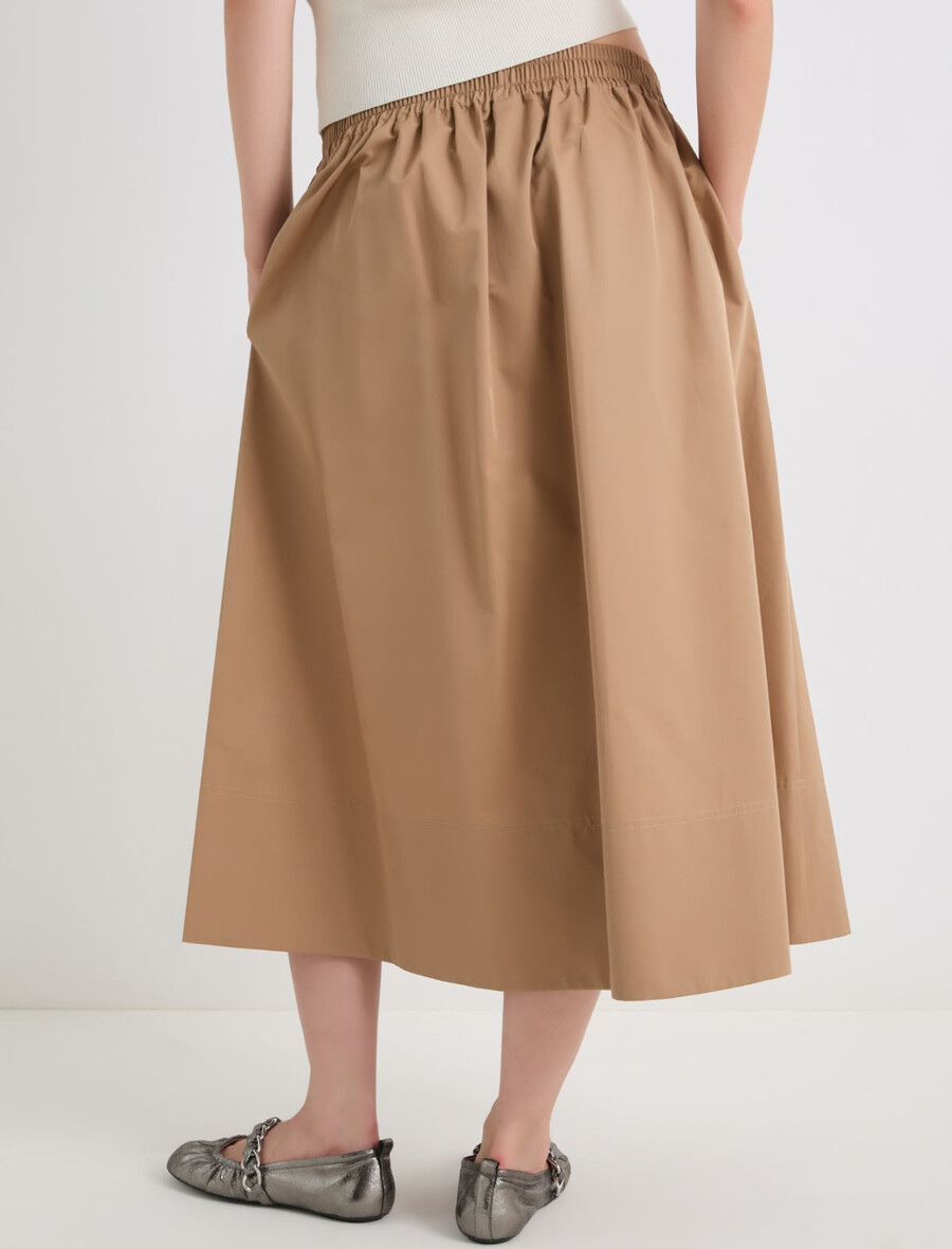 gonna in twill idrorepellente - beige