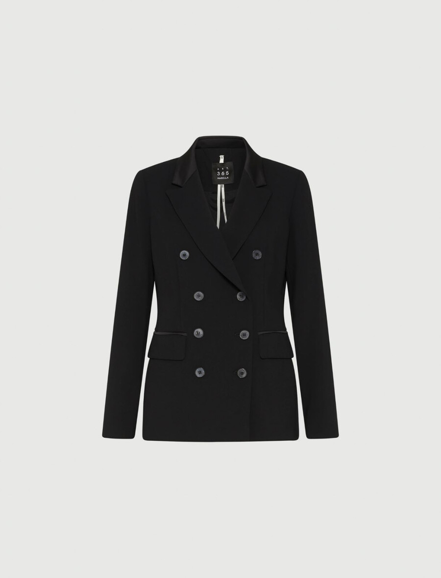 giacca doppiopetto - nera