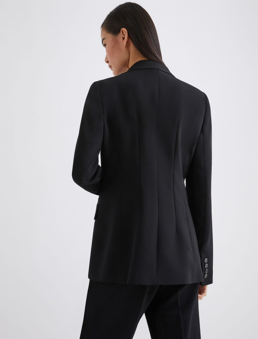 giacca doppiopetto - nera