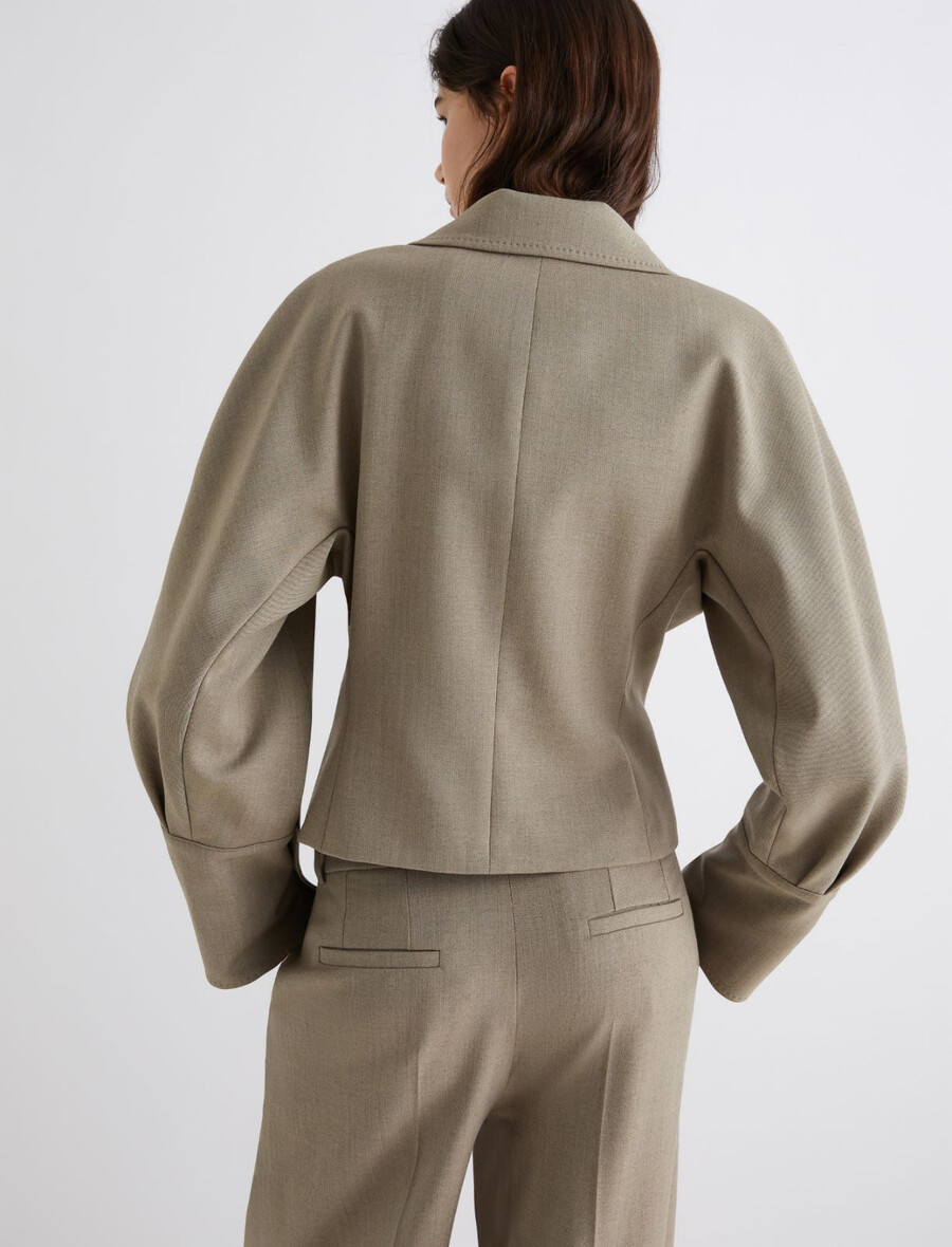 blazer corto slim fit - laurel