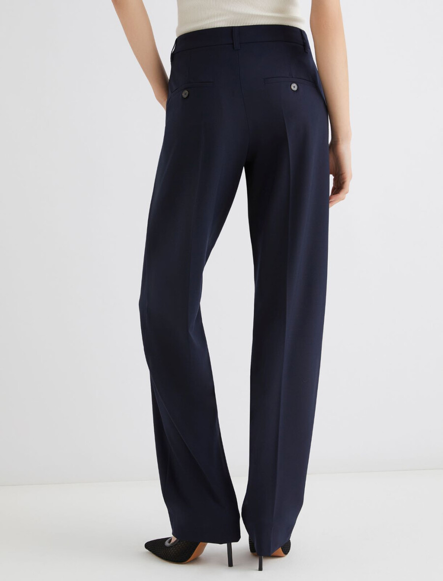 pantaloni slim fit - navy