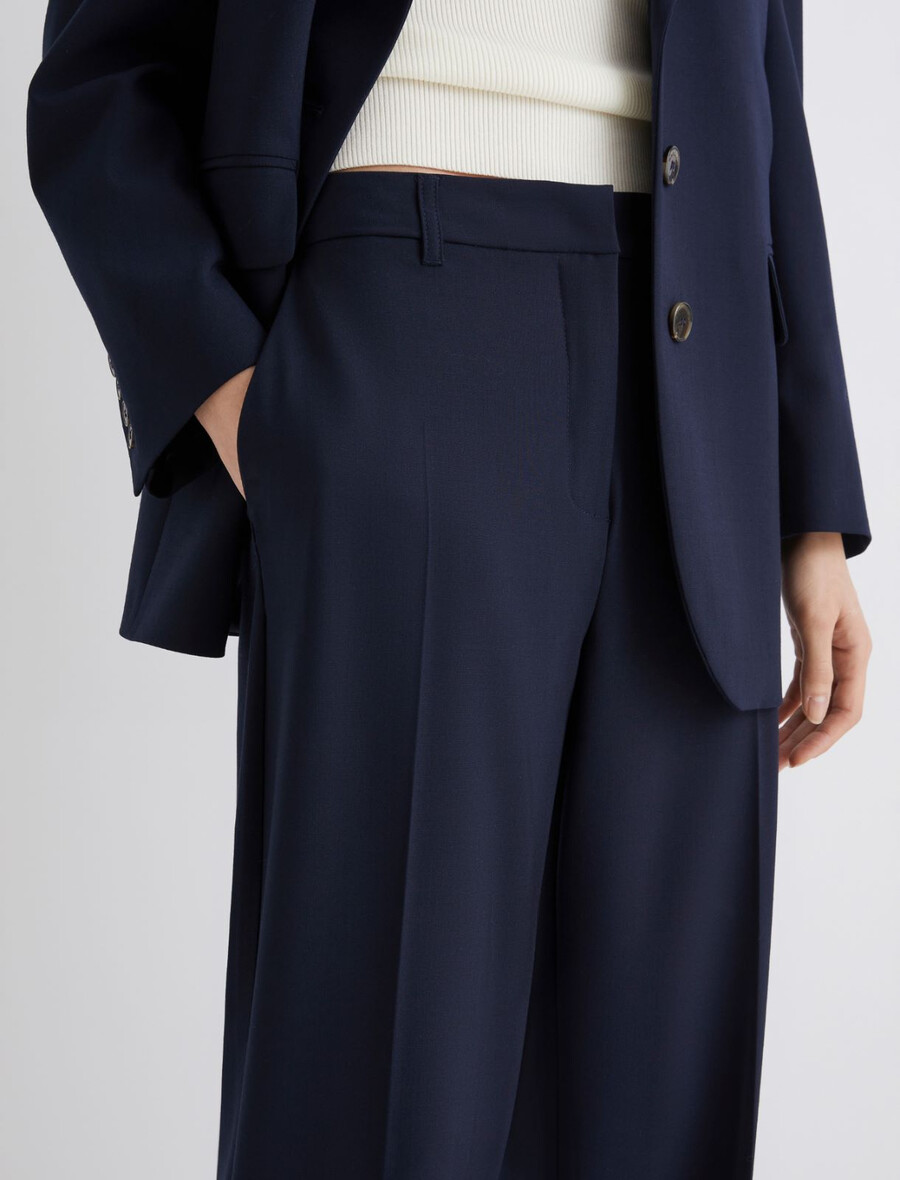 pantaloni slim fit - navy