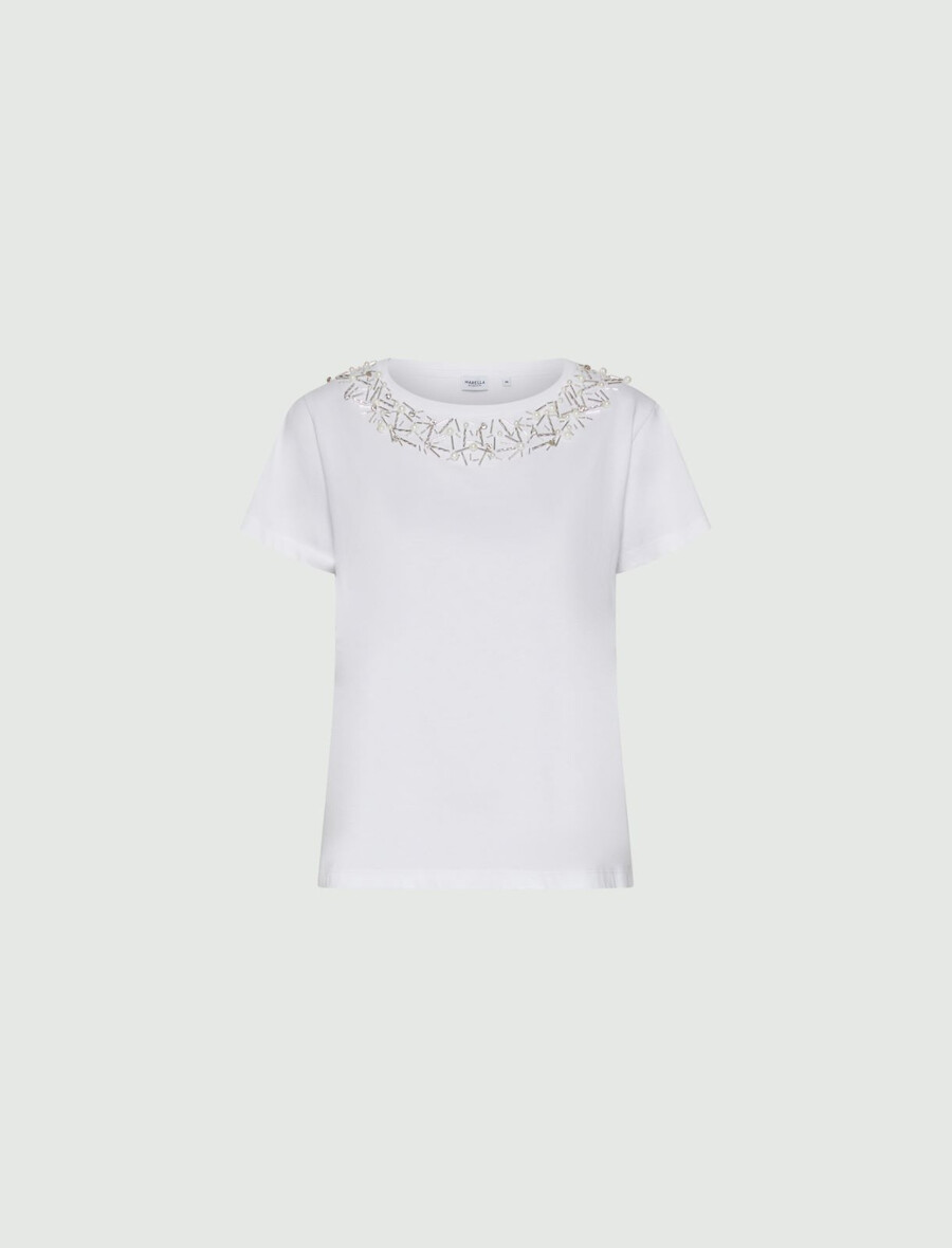 maglietta crystal - bianca