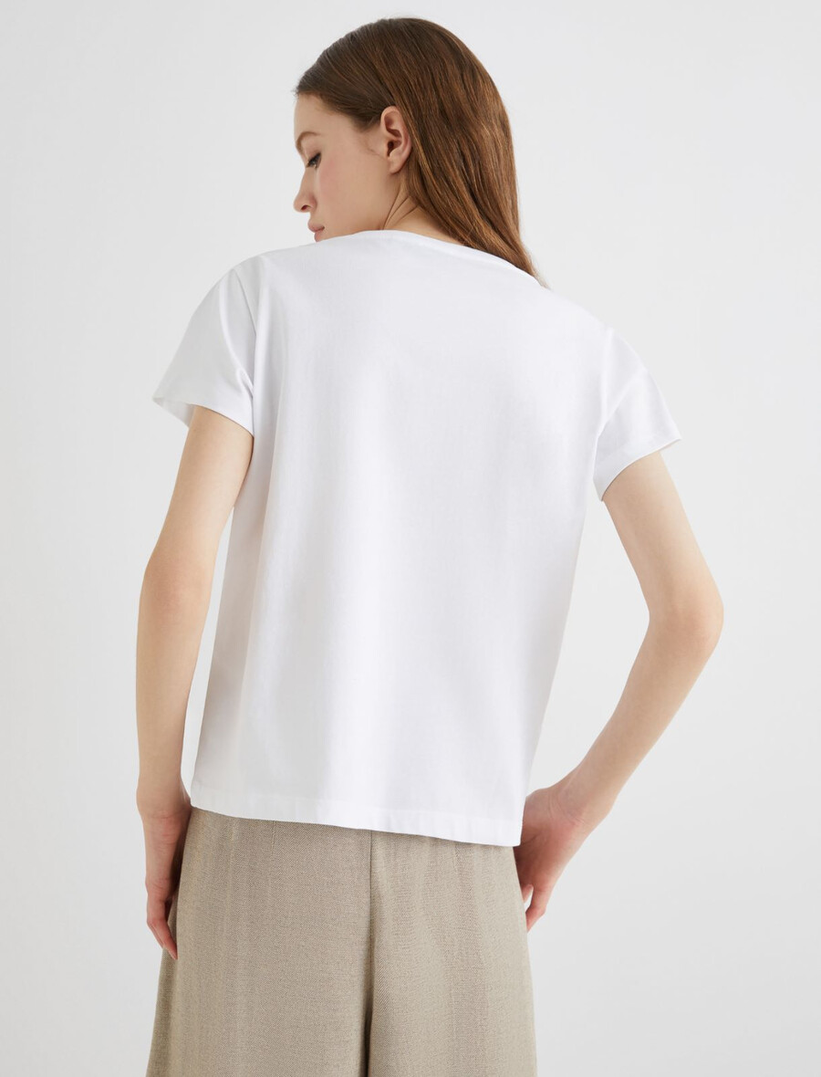 maglietta crystal - bianca