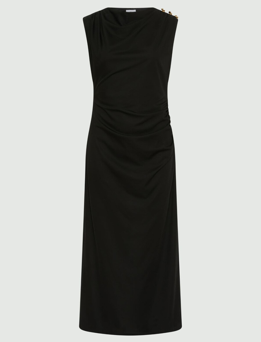 abito in jersey slim fit - nero